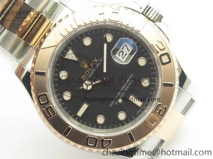 116621 Bracelet Best Dial SS SS 1:1 Black VRF RG on A2836 Edition Yacht-Master 0418